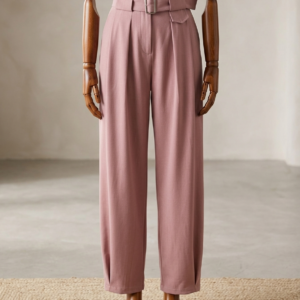 Pantalón globo en color Beige, Rosa para mujer de Lola y Cata